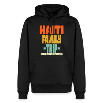 Haiti Family Trip Urlaub - Männer Premium Bio Hoodie - Schwarz - Vorne - Nico (187cm)
