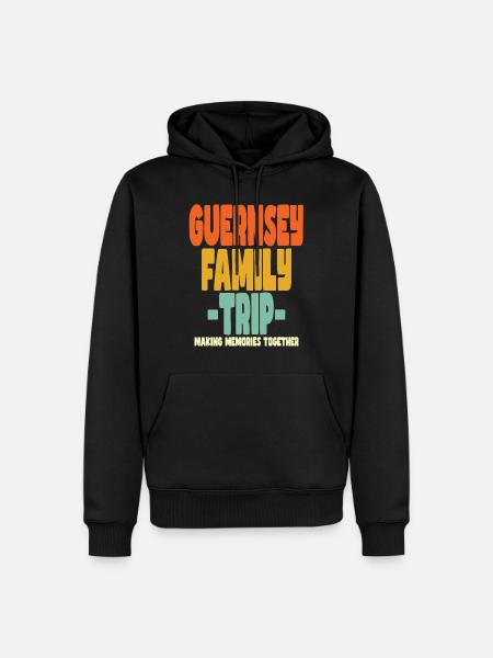 Guernsey Family Trip Holidays - Men’s Premium Organic Hoodie - black