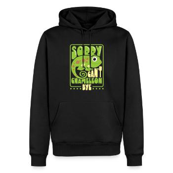 Chameleon Reptile Owner Lizard Reptile Pet - Männer Premium Bio Hoodie - Schwarz - Vorne - Nico (187cm)