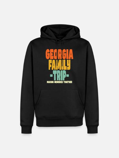 Georgia Family Trip Vacations - Men’s Premium Organic Hoodie - black