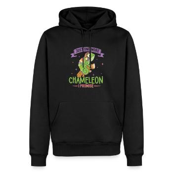Chameleon Reptile Owner Lizard Reptile Pet - Männer Premium Bio Hoodie - Schwarz - Vorne - Nico (187cm)
