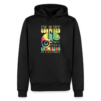 Chameleon Reptile Owner Lizard Reptile Pet - Männer Premium Bio Hoodie - Schwarz - Vorne - Nico (187cm)