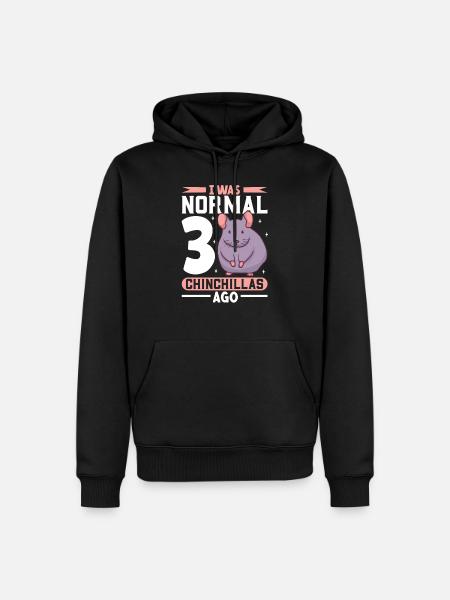 Chinchilla Liebhaber Geschenk Geschenkidee - Männer Premium Bio Hoodie - Schwarz