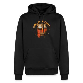 Owl Cute Owl Owl Lover just a Boy who loves owls - Männer Premium Bio Hoodie - Schwarz - Vorne - Nico (187cm)