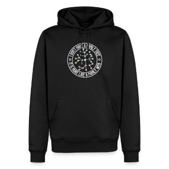 Arbre généalogique Historien de la famille Généalogie Généalogiste - Sweat à capuche Premium bio Homme - noir - Devant - Nico (187cm)