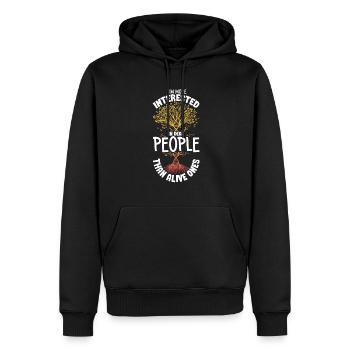 Arbre généalogique Historien de la famille Généalogie Généalogiste - Sweat à capuche Premium bio Homme - noir - Devant - Nico (187cm)