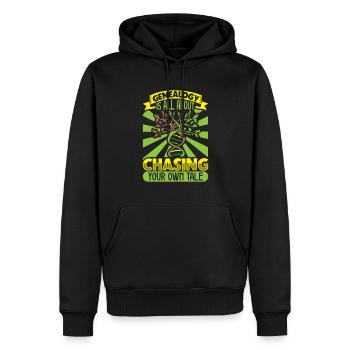 Arbre généalogique Historien de la famille Généalogie Généalogiste - Sweat à capuche Premium bio Homme - noir - Devant - Nico (187cm)