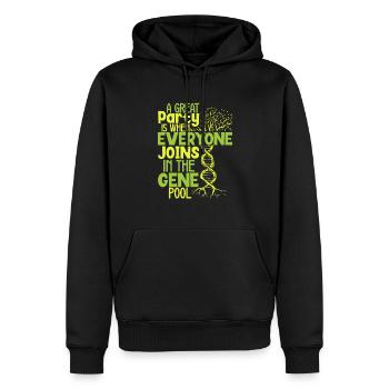 Arbre généalogique Historien de la famille Généalogie Généalogiste - Sweat à capuche Premium bio Homme - noir - Devant - Nico (187cm)