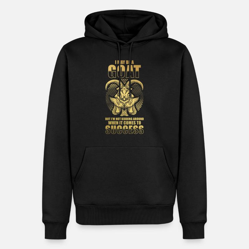 Steinbock Sternzeichen Astrologie Horoskop - Männer Premium Bio Hoodie - Schwarz