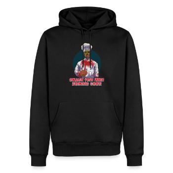 Lustiger Zombie Koch Kochen Horror Koch Untote - Männer Premium Bio Hoodie - Schwarz - Vorne - Nico (187cm)