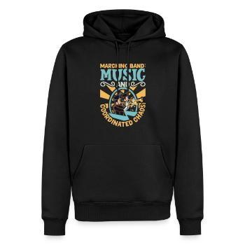 Marching Band Clarinetist School Probenmusik - Männer Premium Bio Hoodie - Schwarz - Vorne - Nico (187cm)