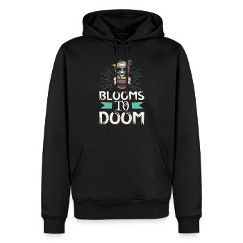 Horror Garden Gardener Zombie Plant Gardening - Men’s Premium Organic Hoodie - black - Front - Nico (187cm)