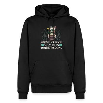 Horror Garden Gardener Zombie Plant Gardening - Men’s Premium Organic Hoodie - black - Front - Nico (187cm)