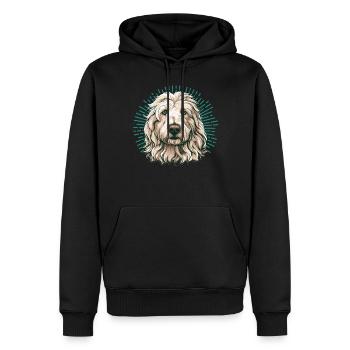 Maremma Abruzzo German Shepherd Maremmano Abruzzese - Men’s Premium Organic Hoodie - black - Front - Nico (187cm)