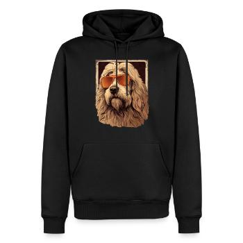 Maremma Abruzzo Shepherd Dog Maremmano Abruzzese - Men’s Premium Organic Hoodie - black - Front - Nico (187cm)