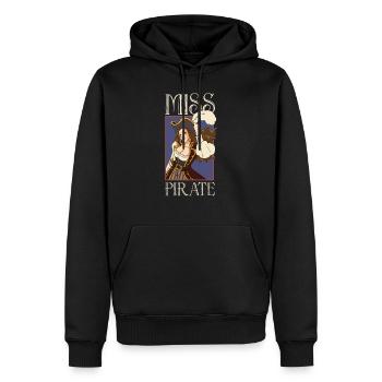 Piraten-piratenschiff-frau Piratenkapitän - Männer Premium Bio Hoodie - Schwarz - Vorne - Nico (187cm)