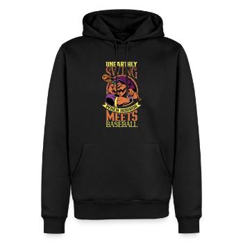 Baseball Cards Baseball Player Baseball Fan Gift - Männer Premium Bio Hoodie - Schwarz - Vorne - Nico (187cm)