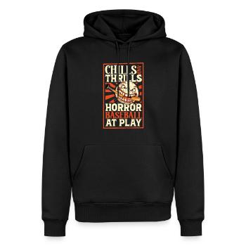 Baseball Cards Baseball Player Baseball Fan Gift - Männer Premium Bio Hoodie - Schwarz - Vorne - Nico (187cm)