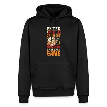 Baseball Cards Baseball Player Baseball Fan Gift - Männer Premium Bio Hoodie - Schwarz - Vorne - Nico (187cm)
