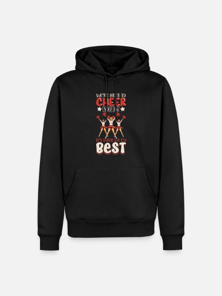 Cheerleader Cheerleader-outfit - Männer Premium Bio Hoodie - Schwarz