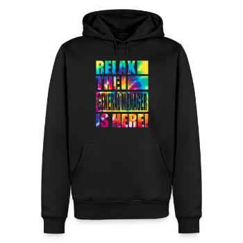 General Manager Lustiger Spruch - Männer Premium Bio Hoodie - Schwarz - Vorne - Nico (187cm)