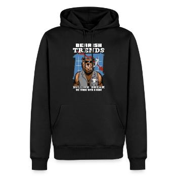Börsenhändler Forex Trader Investor Trading - Männer Premium Bio Hoodie - Schwarz - Vorne - Nico (187cm)