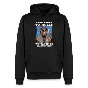Börsenhändler Forex Trader Investor Trading - Männer Premium Bio Hoodie - Schwarz - Vorne - Nico (187cm)