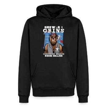 Börsenhändler Forex Trader Investor Trading - Männer Premium Bio Hoodie - Schwarz - Vorne - Nico (187cm)