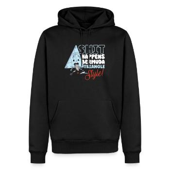 Mysterious enforced disappearances in the Bermuda Triangle - Men’s Premium Organic Hoodie - black - Front - Nico (187cm)