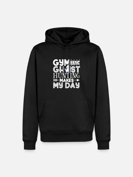 Bodybuilding Powerlifting Weightlifting Fitness - Men’s Premium Organic Hoodie - black