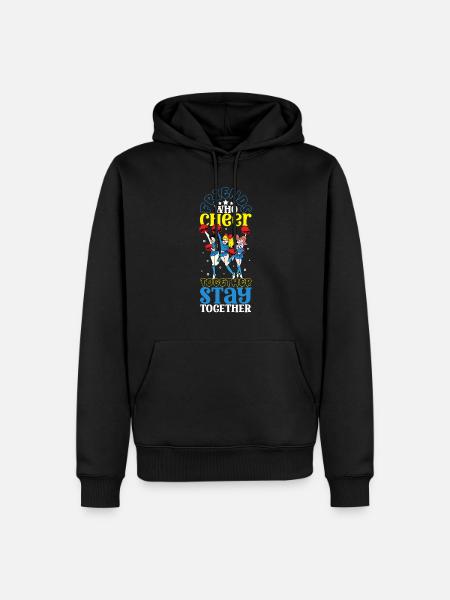 Cheerleader Cheerleader-outfit - Männer Premium Bio Hoodie - Schwarz