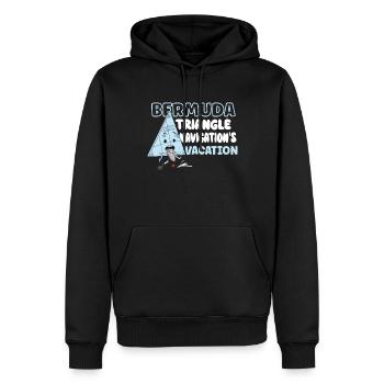 Mysterious enforced disappearances in the Bermuda Triangle - Men’s Premium Organic Hoodie - black - Front - Nico (187cm)
