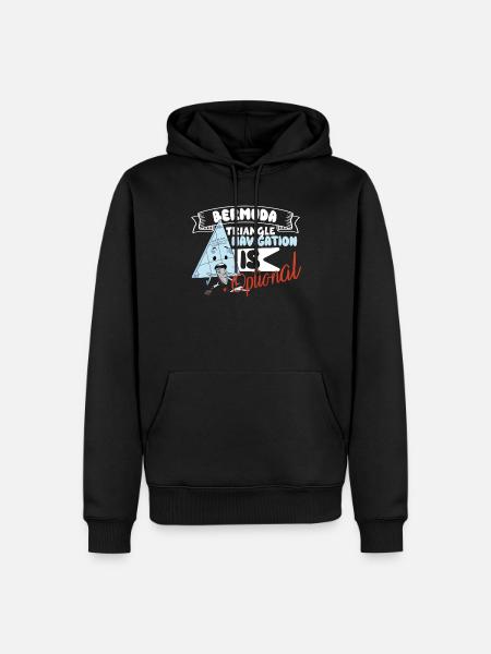 Mysterious enforced disappearances in the Bermuda Triangle - Men’s Premium Organic Hoodie - black