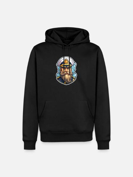 Sailor Old Man - Sweat à capuche Premium bio Homme - noir
