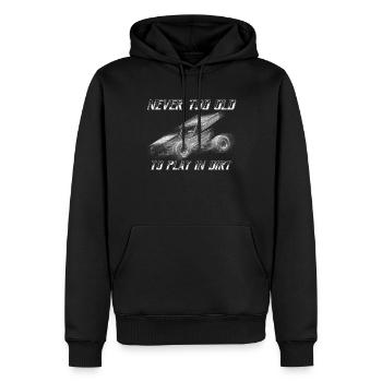 Sprint Car Mom Dirt Track Racing Race Day - Sweat à capuche Premium bio Homme - noir - Devant - Nico (187cm)