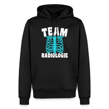 MTRA Röntgen Radiologie Radiologe - Männer Premium Bio Hoodie - Schwarz - Vorne - Nico (187cm)