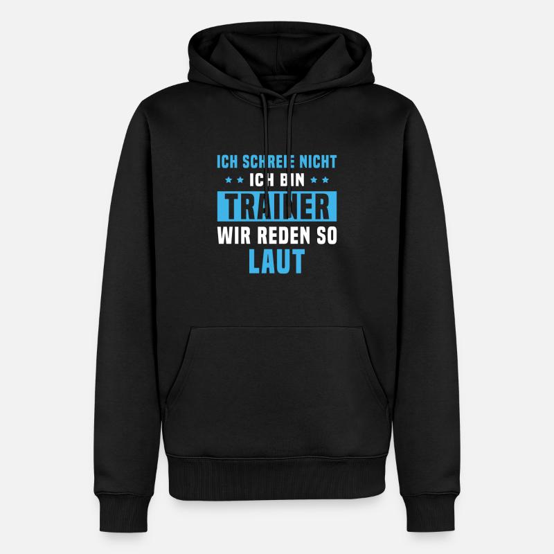 Männertrainer Geschenkidee Trainer Geschenk - Sweat à capuche Premium bio Homme - noir