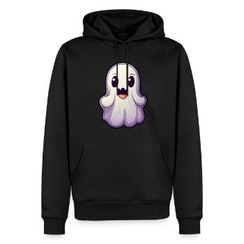 Kawaii Geist - Männer Premium Bio Hoodie - Schwarz - Vorne - Nico (187cm)