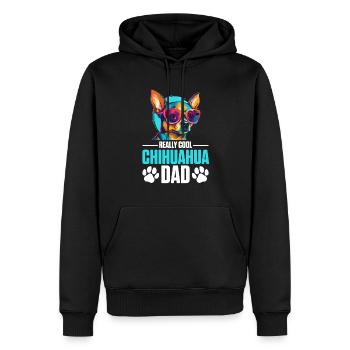 Chihuahua Chiwawa Dog Breed Pet - Really Cool - Männer Premium Bio Hoodie - Schwarz - Vorne - Nico (187cm)