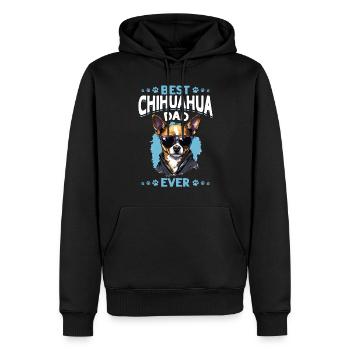 Chihuahua Chiwawa Dog Breed Pet - Best Chihuahua - Männer Premium Bio Hoodie - Schwarz - Vorne - Nico (187cm)