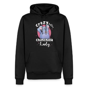 Chinchilla Mama Geschenk - Männer Premium Bio Hoodie - Schwarz - Vorne - Nico (187cm)