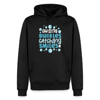 Soap Making Soap Boiler Soap Bubble Bubble - Men’s Premium Organic Hoodie - black - Front - Nico (187cm)