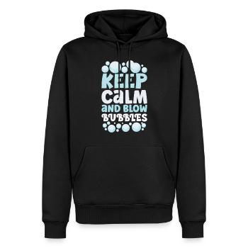 Soap Making Soap Boiler Soap Bubble Bubble - Men’s Premium Organic Hoodie - black - Front - Nico (187cm)