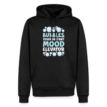Soap Making Soap Boiler Soap Bubble Bubble - Men’s Premium Organic Hoodie - black - Front - Nico (187cm)