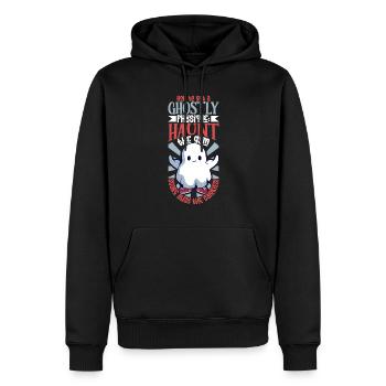 Bodybuilding Powerlifting Gewichtheben Fitness - Männer Premium Bio Hoodie - Schwarz - Vorne - Nico (187cm)