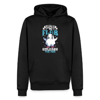 Bodybuilding Powerlifting Gewichtheben Fitness - Männer Premium Bio Hoodie - Schwarz - Vorne - Nico (187cm)