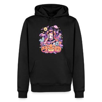Aesthetics Anime Halloween - Men’s Premium Organic Hoodie - black - Front - Nico (187cm)