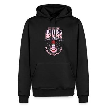 Huiles essentielles pour l’horreur d’Halloween. Essentiel - Sweat à capuche Premium bio Homme - noir - Devant - Nico (187cm)
