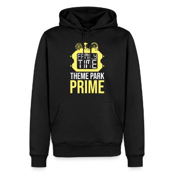 Vergnügungspark Vergnügungspark Familienausflug - Männer Premium Bio Hoodie - Schwarz - Vorne - Nico (187cm)