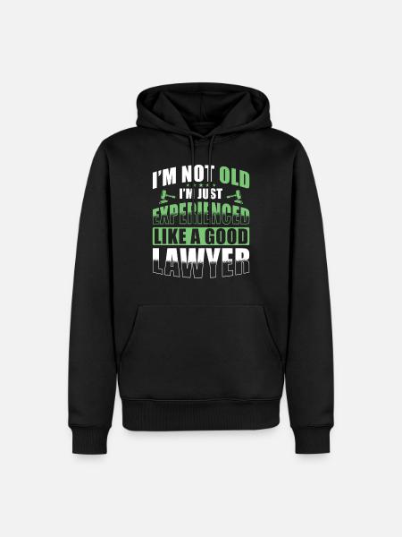 Cadeau d’anniversaire d’avocat - Sweat à capuche Premium bio Homme - noir